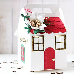 1pc Christmas Tree Door Metal Die Cuts Merry Christmas Candy Cutting Dies