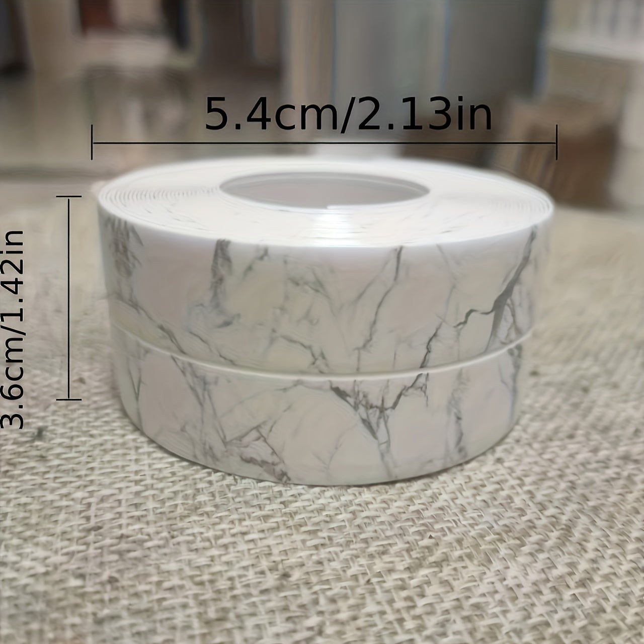 PVC Sealing Strip for Bathroom Kitchen - Waterproof Wall Sticker Tape 3 2