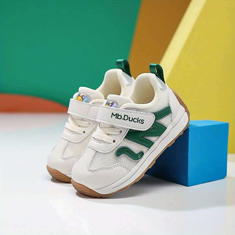 Boys Mesh Sneakers with Hook and Loop Fastener