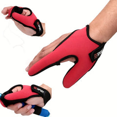 2-Finger Fishing Gloves Anti Slip Anti Cut Carp Tackle