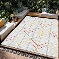Modern Geometric Carpet Floor Mat Soft Non Slip Area Rugs for Living Bedroom