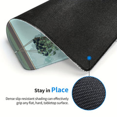 Green Plant Mouse Pad Laptop Keyboard Gaming Mouse Pad Office Home Desk Pad