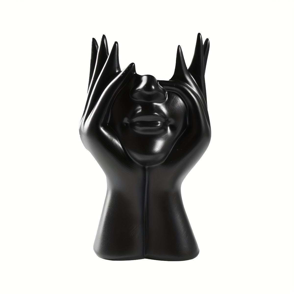 Unique Girl Face Resin Vase Flower Pot for Home & Garden