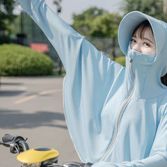 Women's Hooded Shirt Long Sleeve UPF 50 Protection