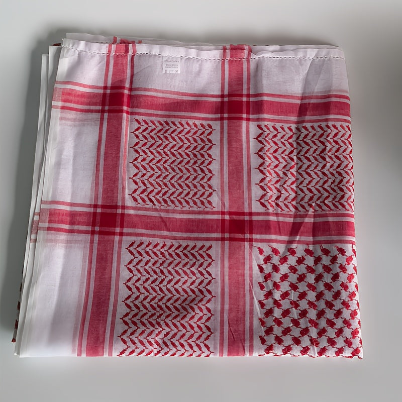 Men's Saudi Asma Muslim Head Cover Bandana Shema Scarf