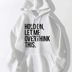 Casual Drawstring Hoodie Sweatshirt with Pocket