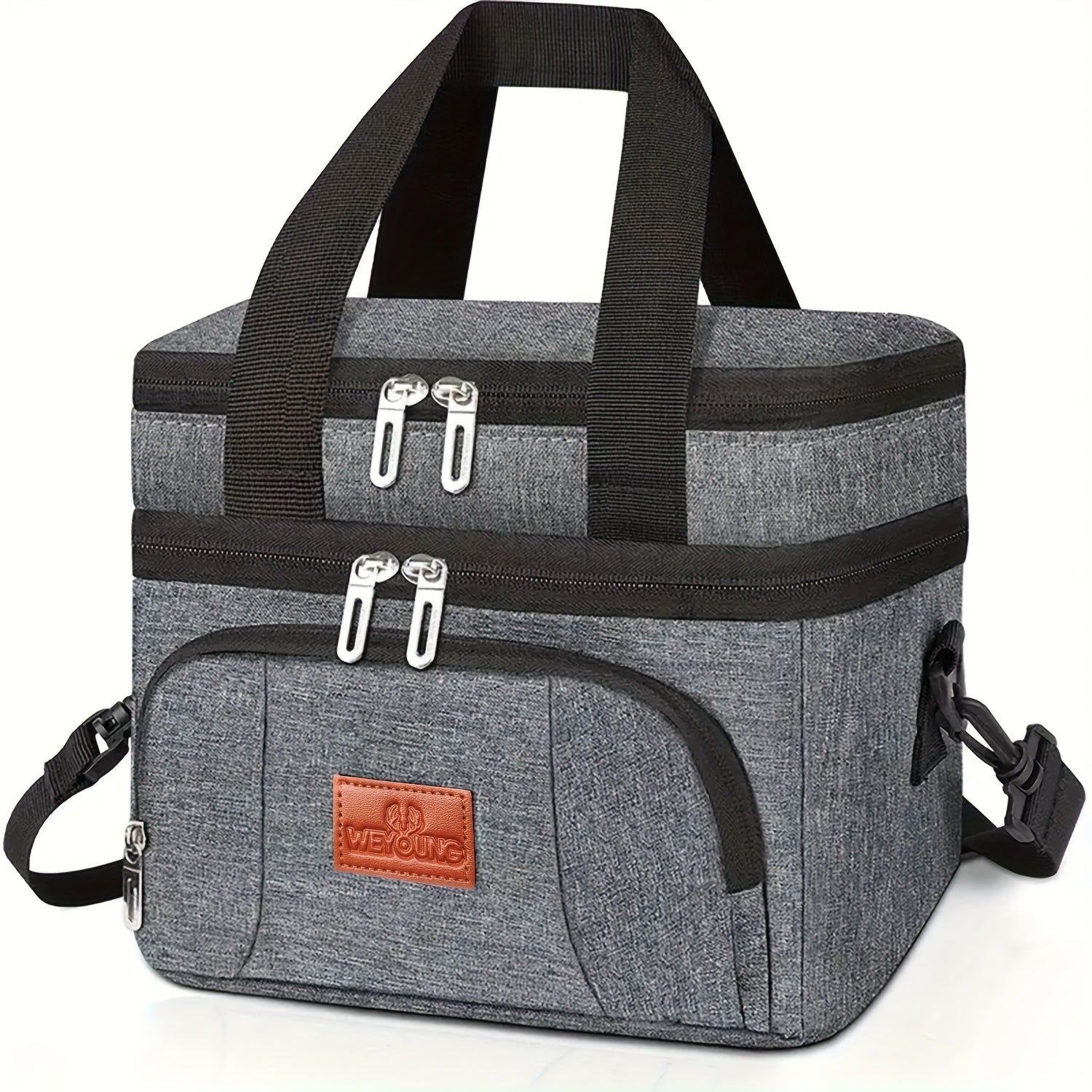 Adjustable Strap Bento Bag with Ice Pack - Outdoor Lunch Box