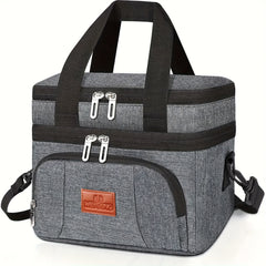 Adjustable Strap Bento Bag with Ice Pack - Outdoor Lunch Box