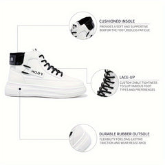 Women's Letter Graphic Skate Shoes Thick Sole Sports Sneakers