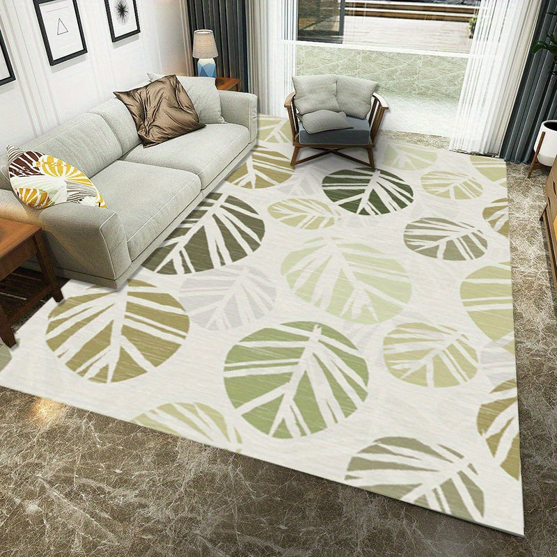 Modern Abstract Shaggy Rug Soft Comfy Non Slip Anti Fatigue Washable Home Decor