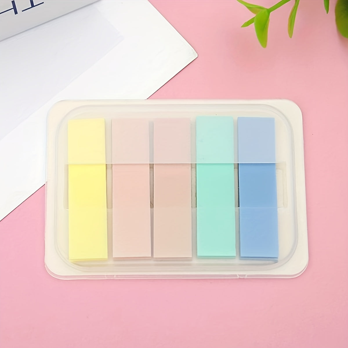 1PC Macaron Colored Writable Index Stickers