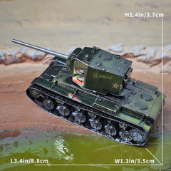 KV2 107 Tank 3D Metal Assembly Model Puzzle