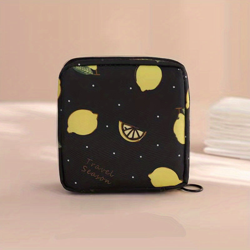 Reusable Nylon Tampon Storage Bag Mini Zipper Period Pouch