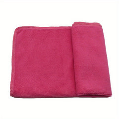 2 Pcs Microfiber Cleaning Rags Small Square Towels Household Cleaning