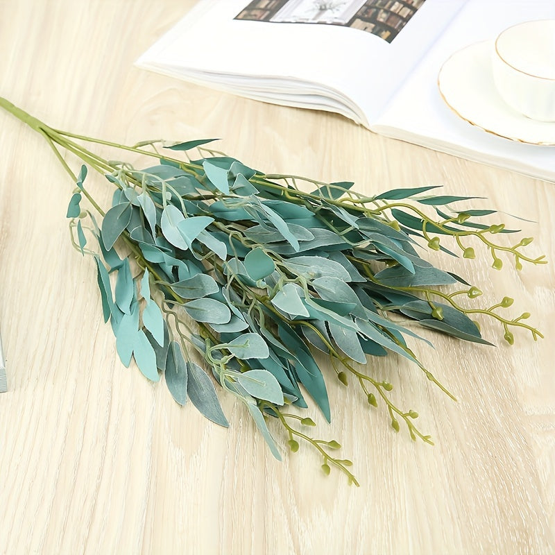 Modern Plastic Faux Leaf for Home Decor