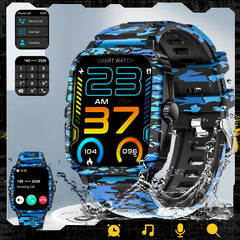 Classic Smart Watch 1.96' Display Calls Sports Modes Weather Tracking