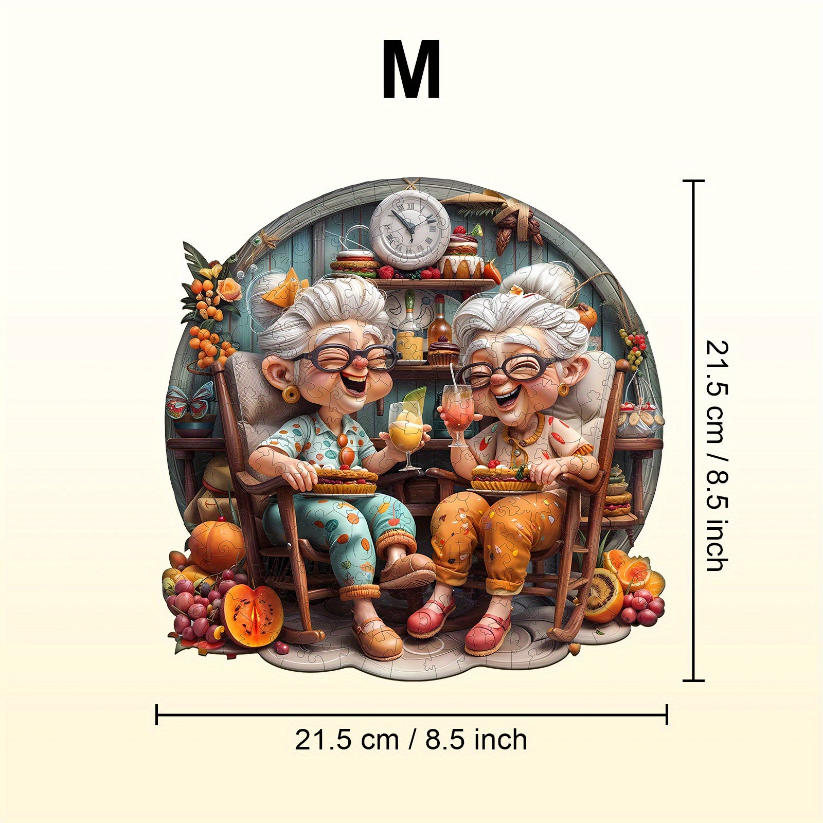 Animal Shaped Jigsaw Puzzle for Grandma's Party