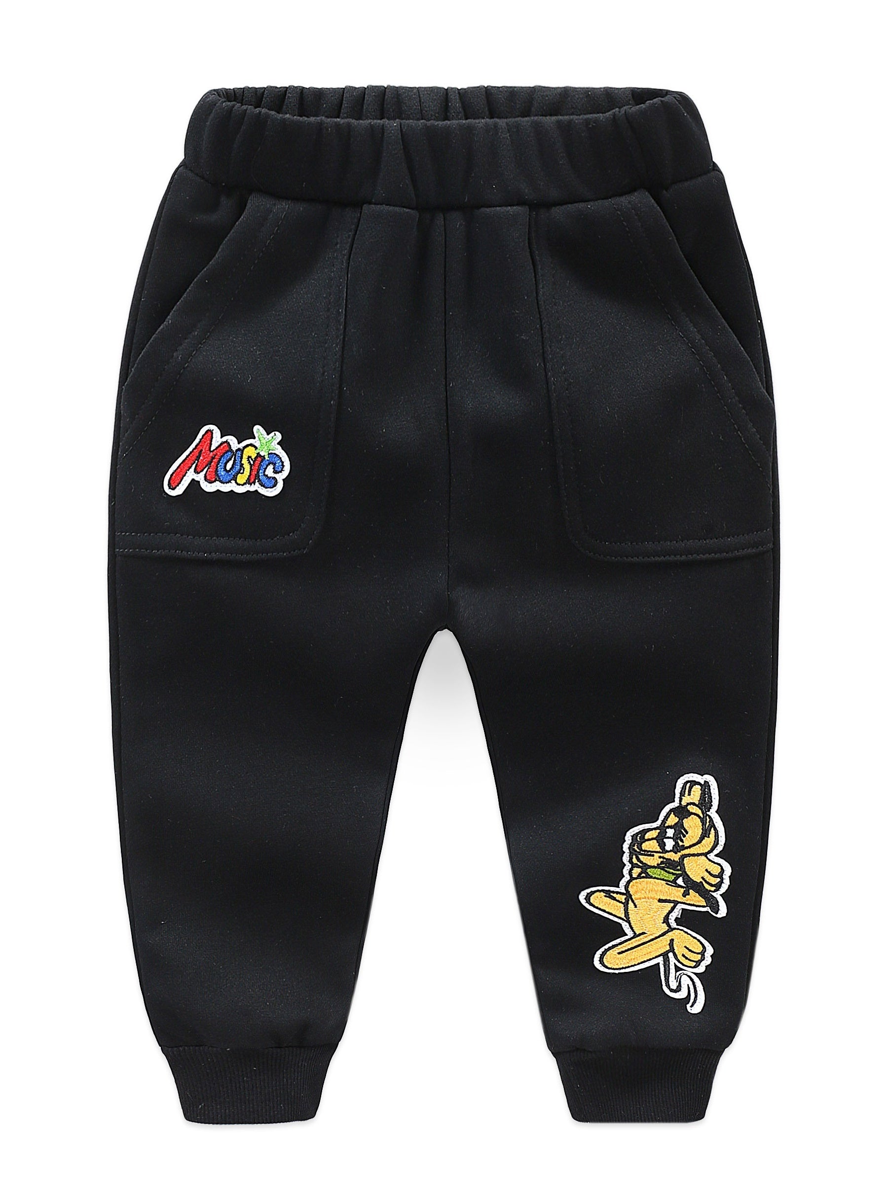 Cartoon Dog Print Boys Sweatpants Jogger Sports Pants Kids Clothing