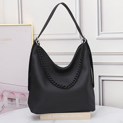 Top Layer Cowhide Shoulder Bag Large Capacity Women Crossbody Handbag