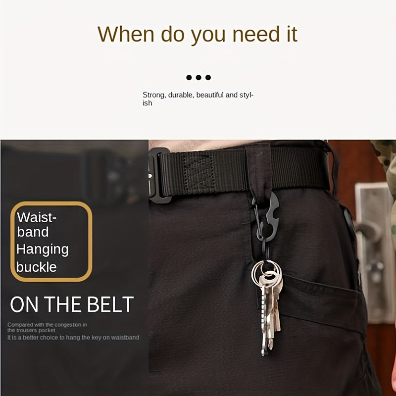 D Shaped Multifunctional Buckle for Key Rings & More