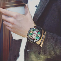 Hip Pop Large Dial Wrist Watch for Children