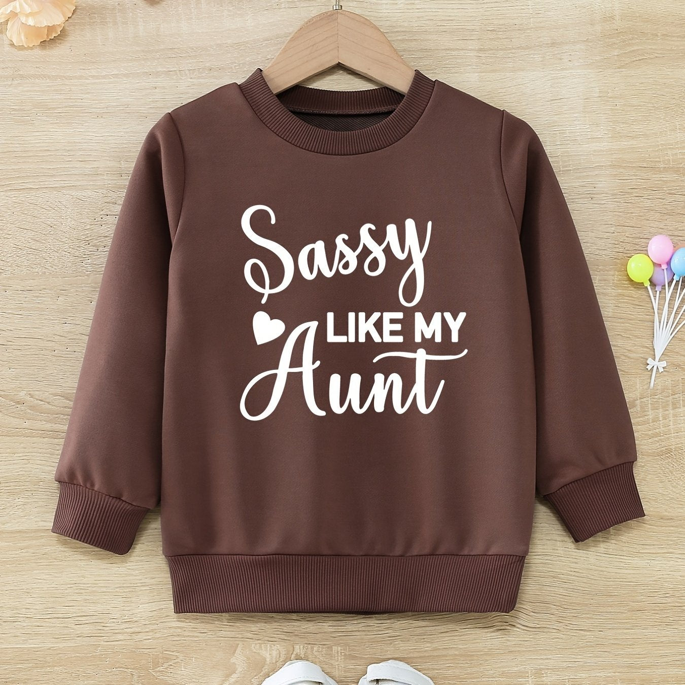 Girls' Sassy Aunt Graphic Active Pullovers