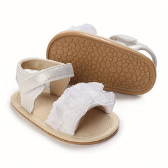 Breathable Open Toe Sandals For Baby Girls Lightweight Anti Slip Walking Shoes