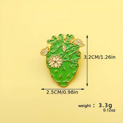 Cartoon Organ Heart Collection Enamel Pin for Clothes Bags Jackets