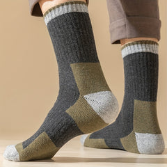 Men's Mid Crew Sport Socks - Sweat Absorbing Breathable Socks