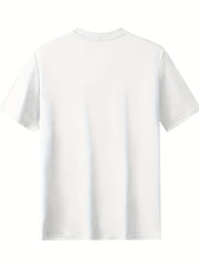 Men's Graphic Crew Neck Active T-shirt for Summer