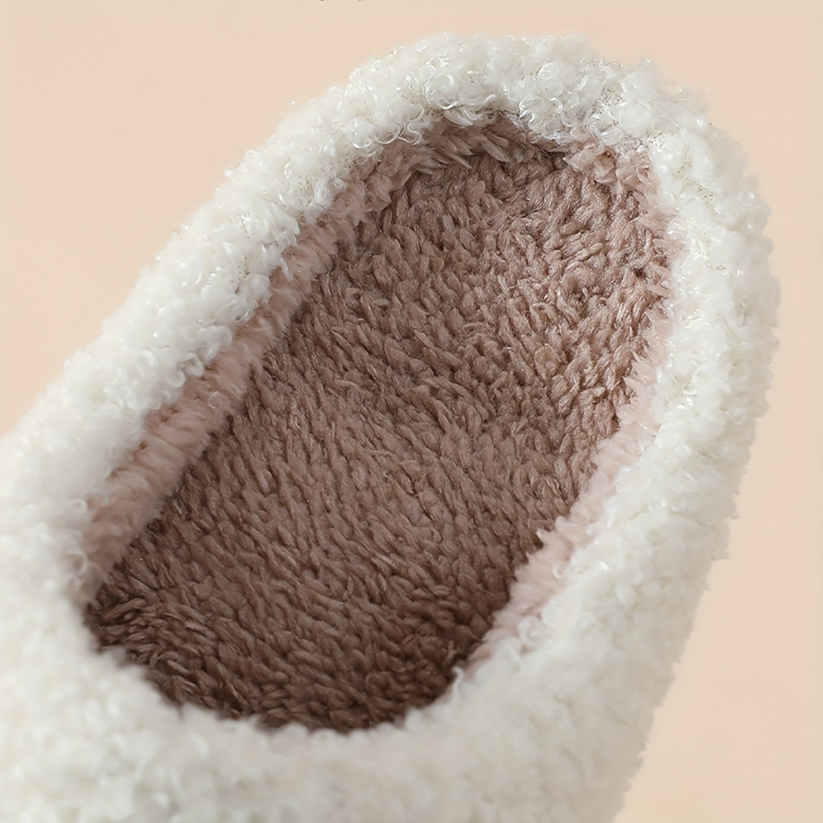 Women's Cozy Graphic Slippers, Warm Closed Toe Plush Shoes