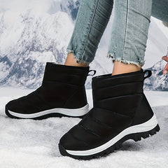 Anti Slip Medium Tube Snow Boots Thick Bottom Shoes Women's Footwear