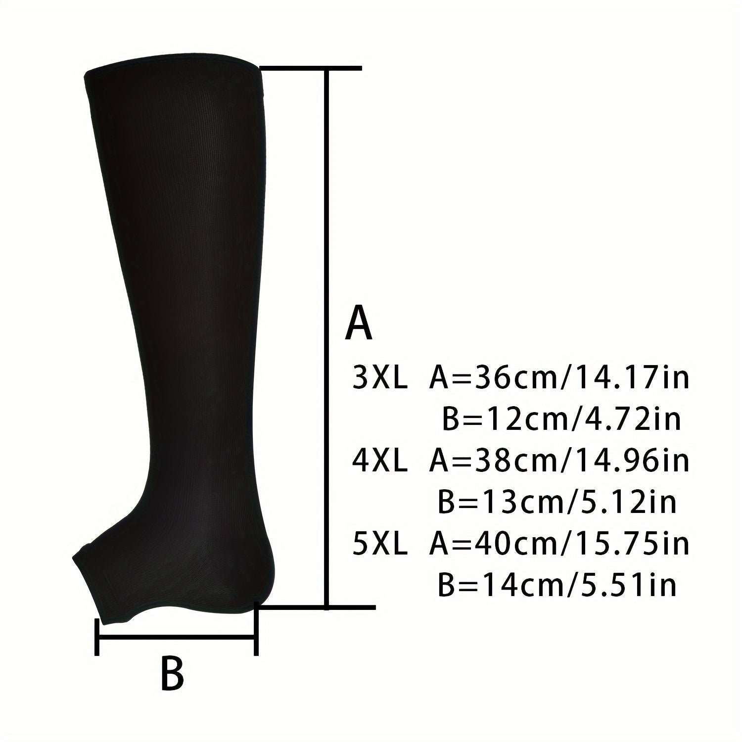 Sporty Calf Socks Women's Knee High Compression Socks