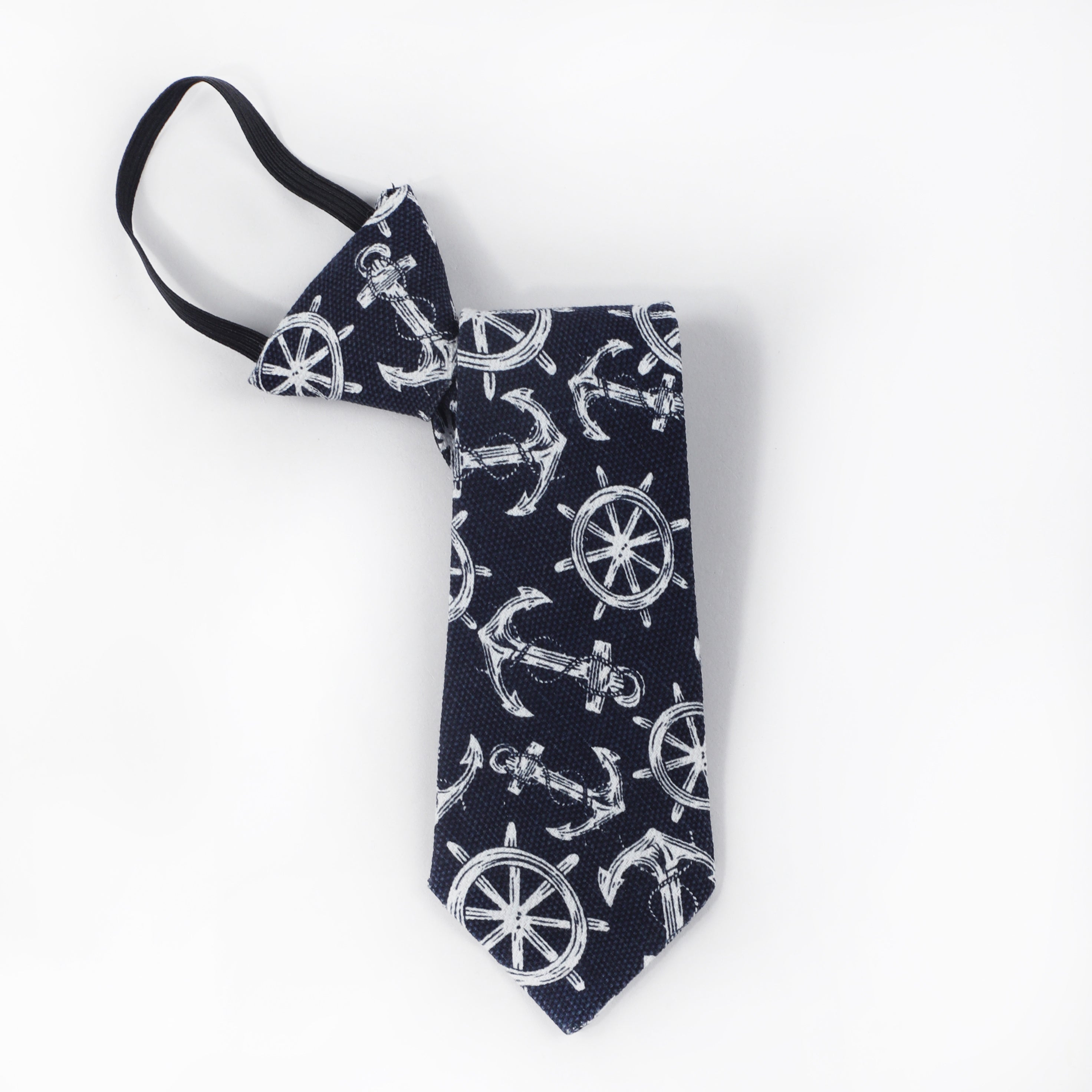Fun Cartoon Pattern Boys College Style No Tie