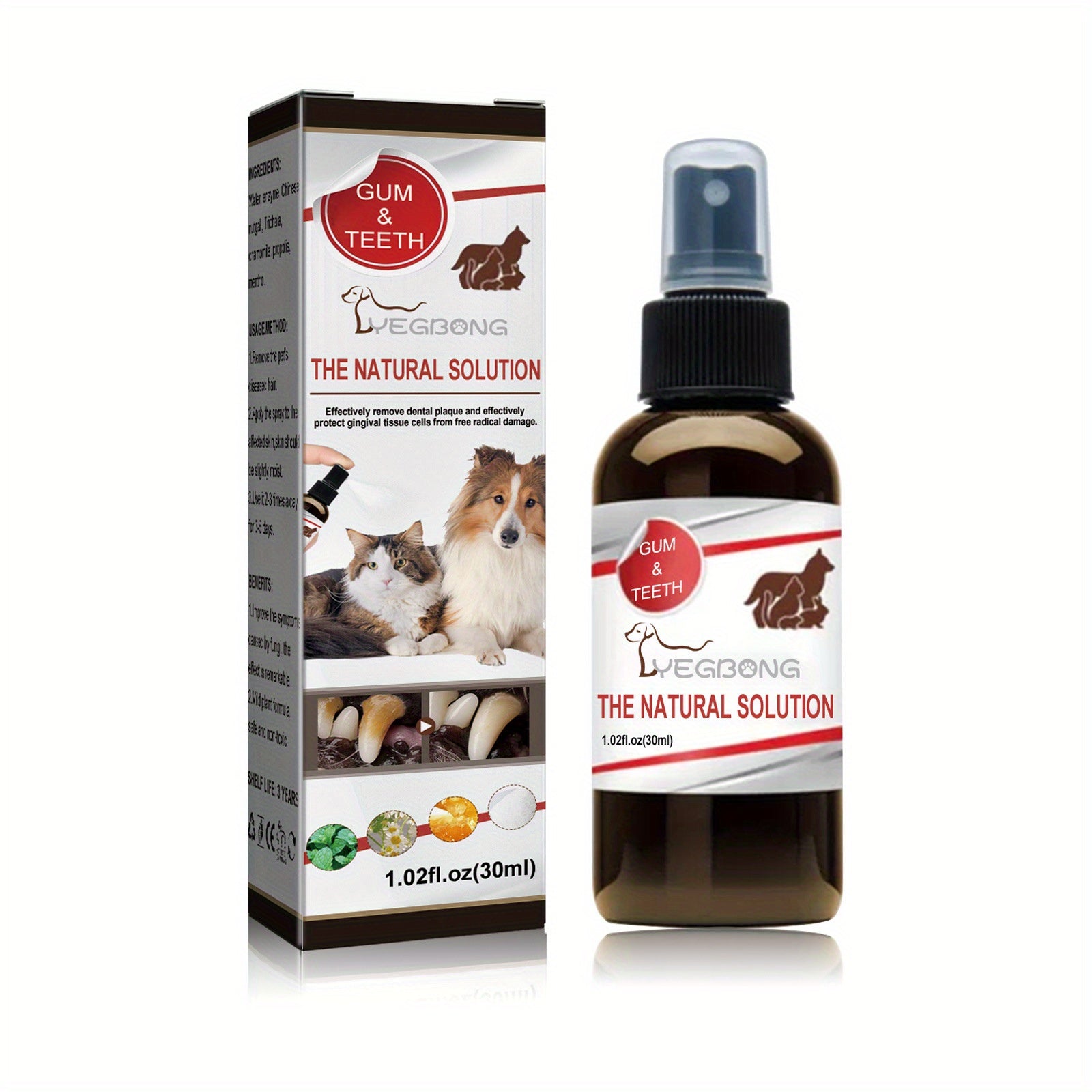 Pet Teeth Cleaning Spray Oral Care Dogs Cats