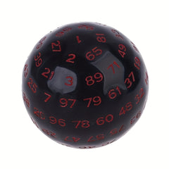 1pc 100 sided Numbers 1 100 Dice D100 Large Ball Game Dice Collectible Dice