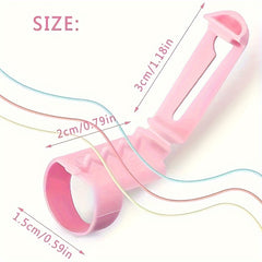 2pcs Yarn Guide Finger Holder Knitting Thimble Tool Plastic Yarn Guide
