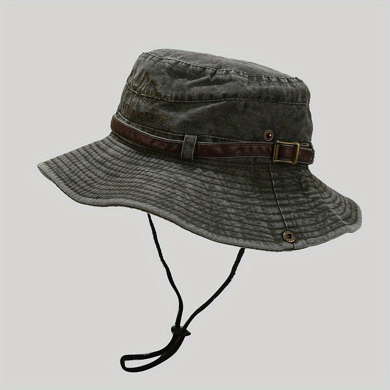 Wide Brim Sun Hat Men Women Beach Fishing Outdoor Summer Boonie Hat