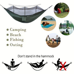Portable Hammock with Mosquito Net for 2 People