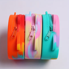 Rainbow Owl Silicone Coin Purse for Girls