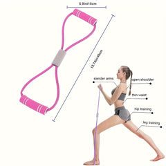 8 Shaped Resistance Band for Fitness Stretching & Strength Training