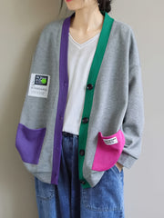 Drop Shoulder Casual Jacket for Women