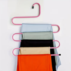 S-shaped Magic Iron Pants Rack Stainless Steel Pants Rack