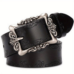 Retro Pin Buckle Leather Men's Belt