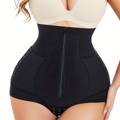 High Waist Zipper Panties Tummy Control Compression Shapewear