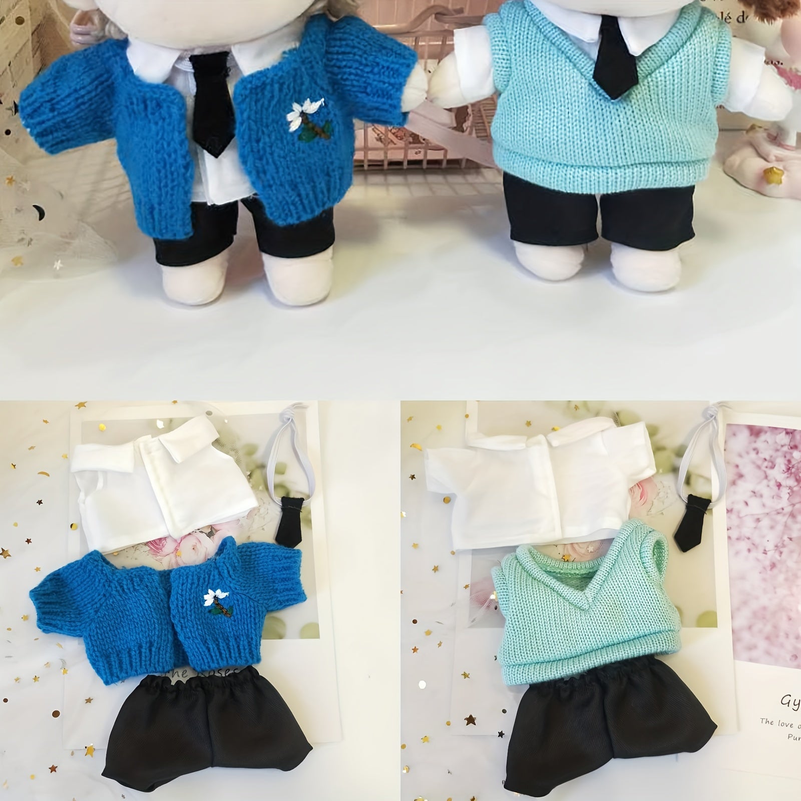 Dollhouse Clothes Set for Dolls House Decoration Accessories