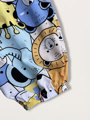 Kids Girls Harem Pants Casual Animal Pattern Joggers