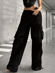 Cargo Pants Straight Leg Women's Clothing
