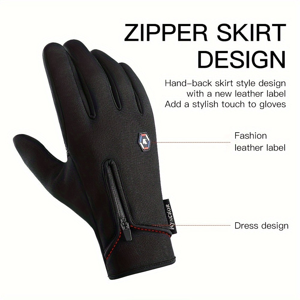 Winter Waterproof Touch Screen Gloves for Cycling Running