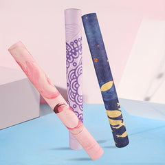 Cartoon Printed Foldable Yoga Mat Non-slip Microfiber Soft Fitness Mat
